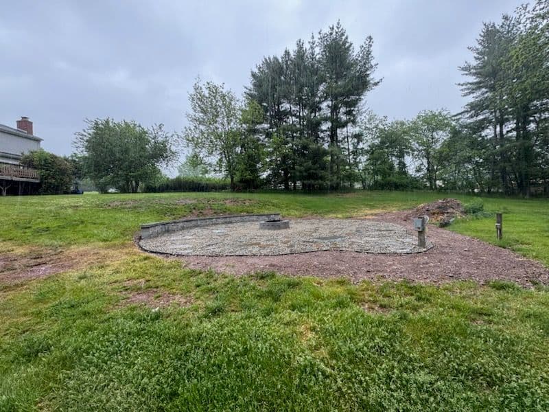 Project Stage One Complete in Branchburg Backyard Transformation image