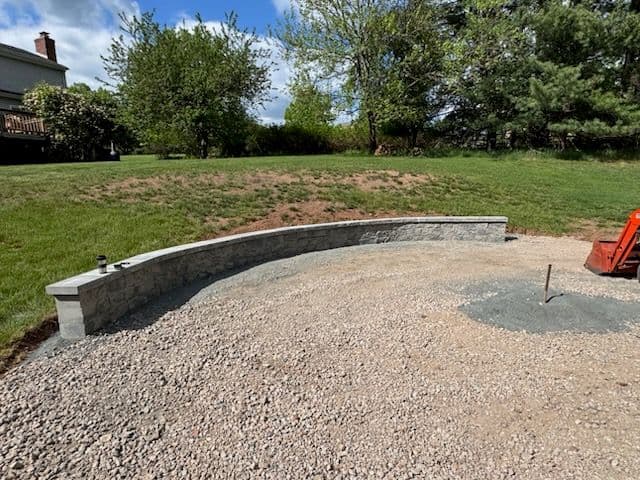 Stage One Complete in Branchburg Backyard Transformation