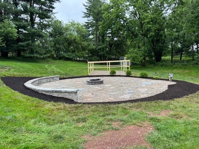 Flagstone Patio and Garden Upgrade in Branchburg NJ image