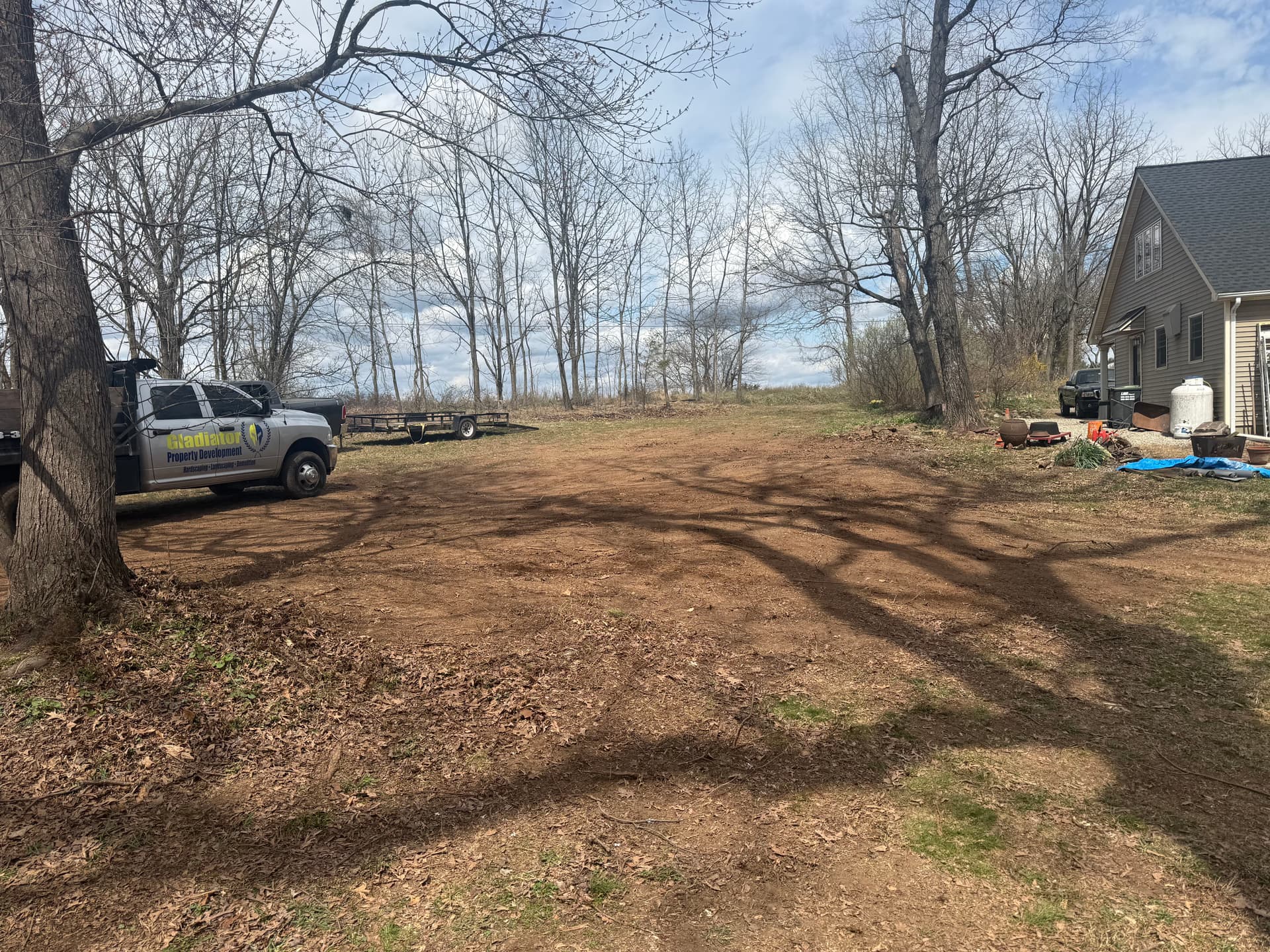 Gallery photos for Gravel Pad Build, Shed Removal and Full Property Cleanup in Flemington NJ: Image #2